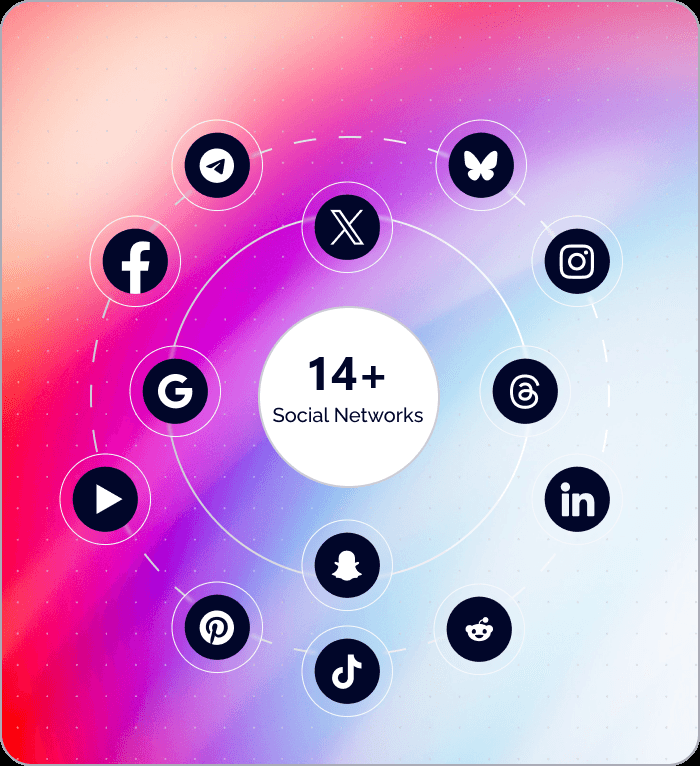 Creator data points returned across supported social networks