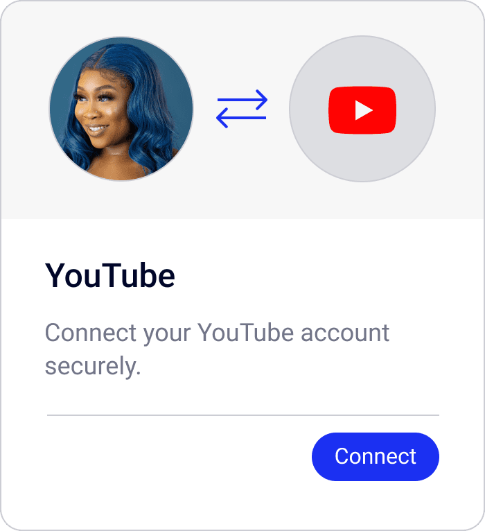 Creator's YouTube profile and engagement metrics