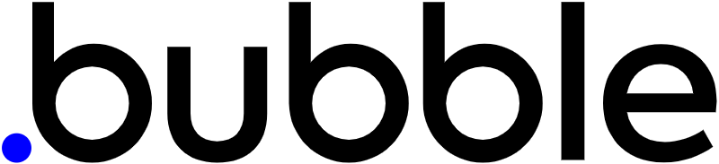 Bubble logo bubble