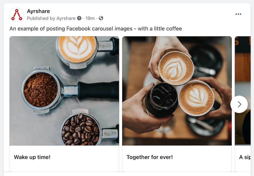 How to Post Facebook Images as a Carousel