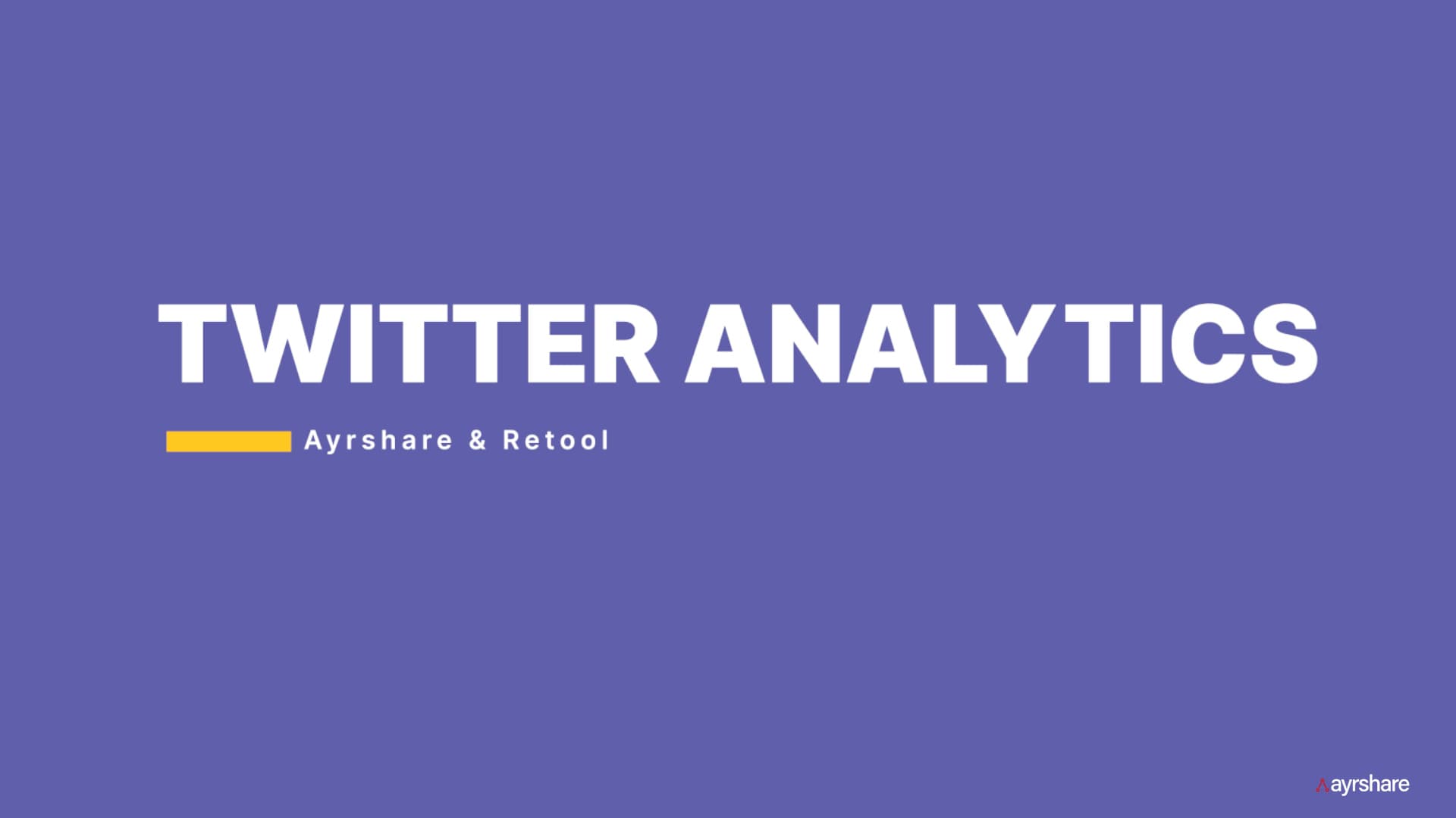 twitter analytics retool