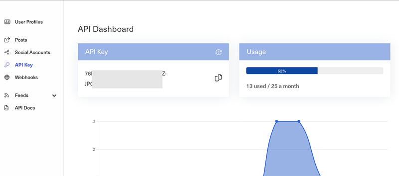 Ayrshare dashboard API Key