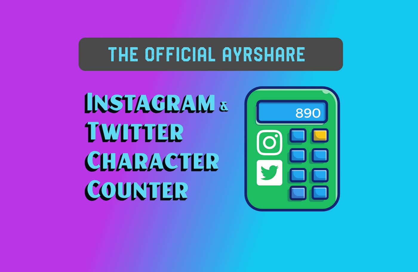 Instagram character counter