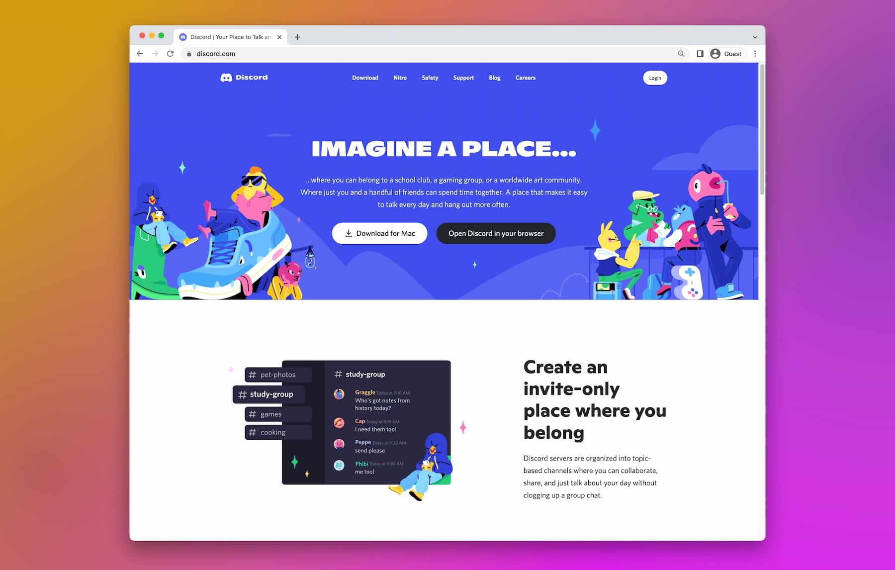 Discord  Create an invite-only place where you belong