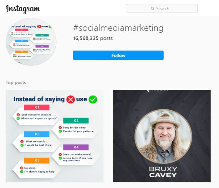 Social Medi Marketing Hashtags