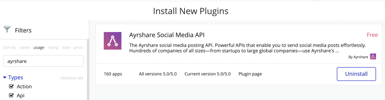 Install Bubble Social Media Plugin