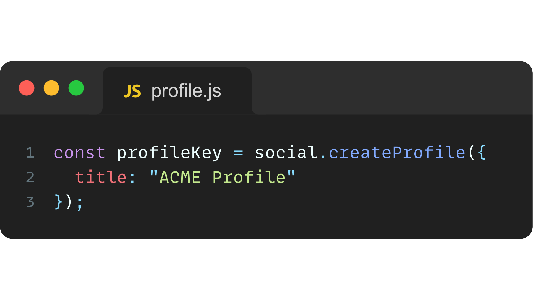 js code profile