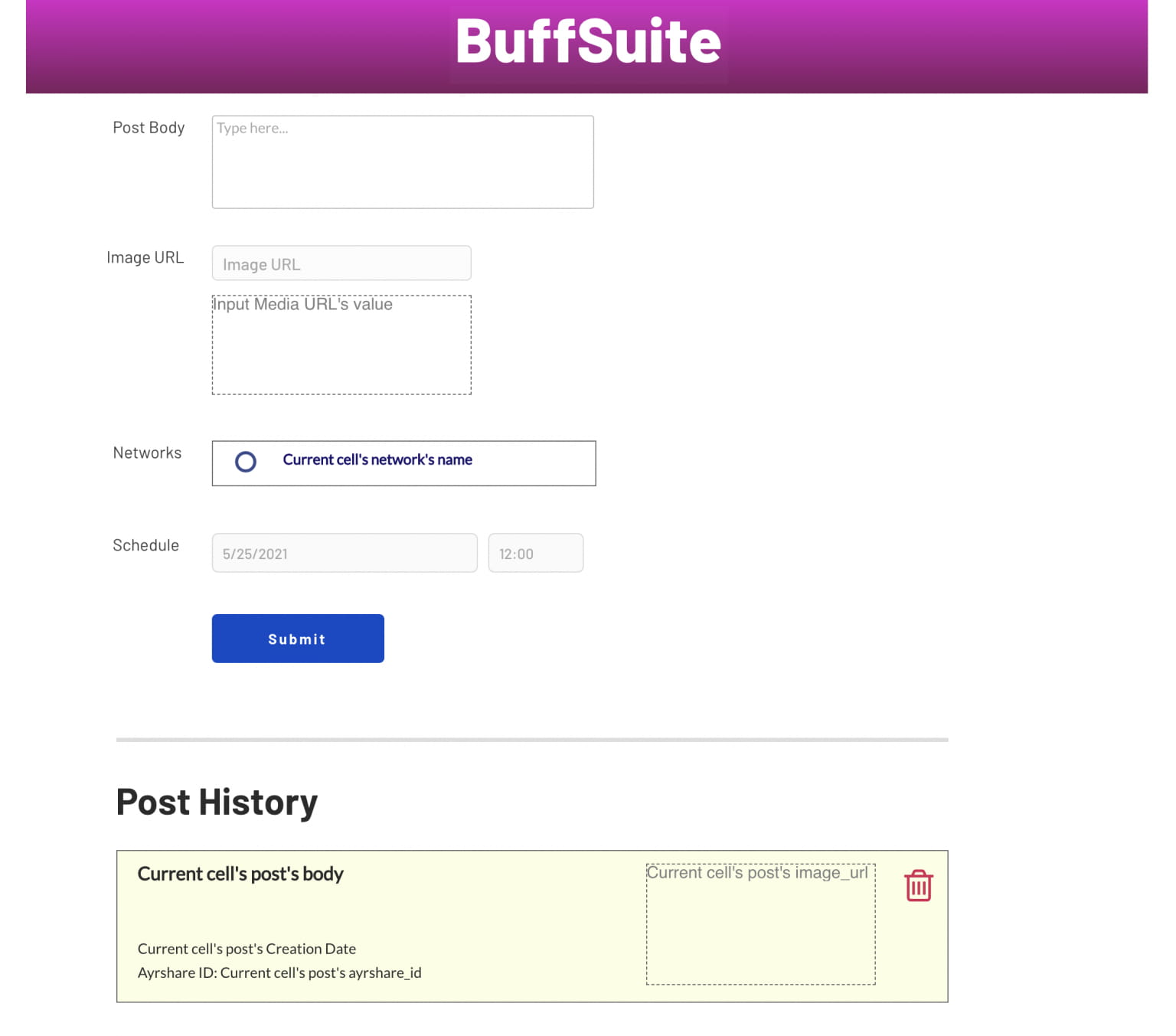 BuffSuite Social Media Posting
